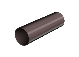 ТН ОПТИМА 120/80 мм, водосточная труба пластиковая (3 м), темно-коричневый, шт.